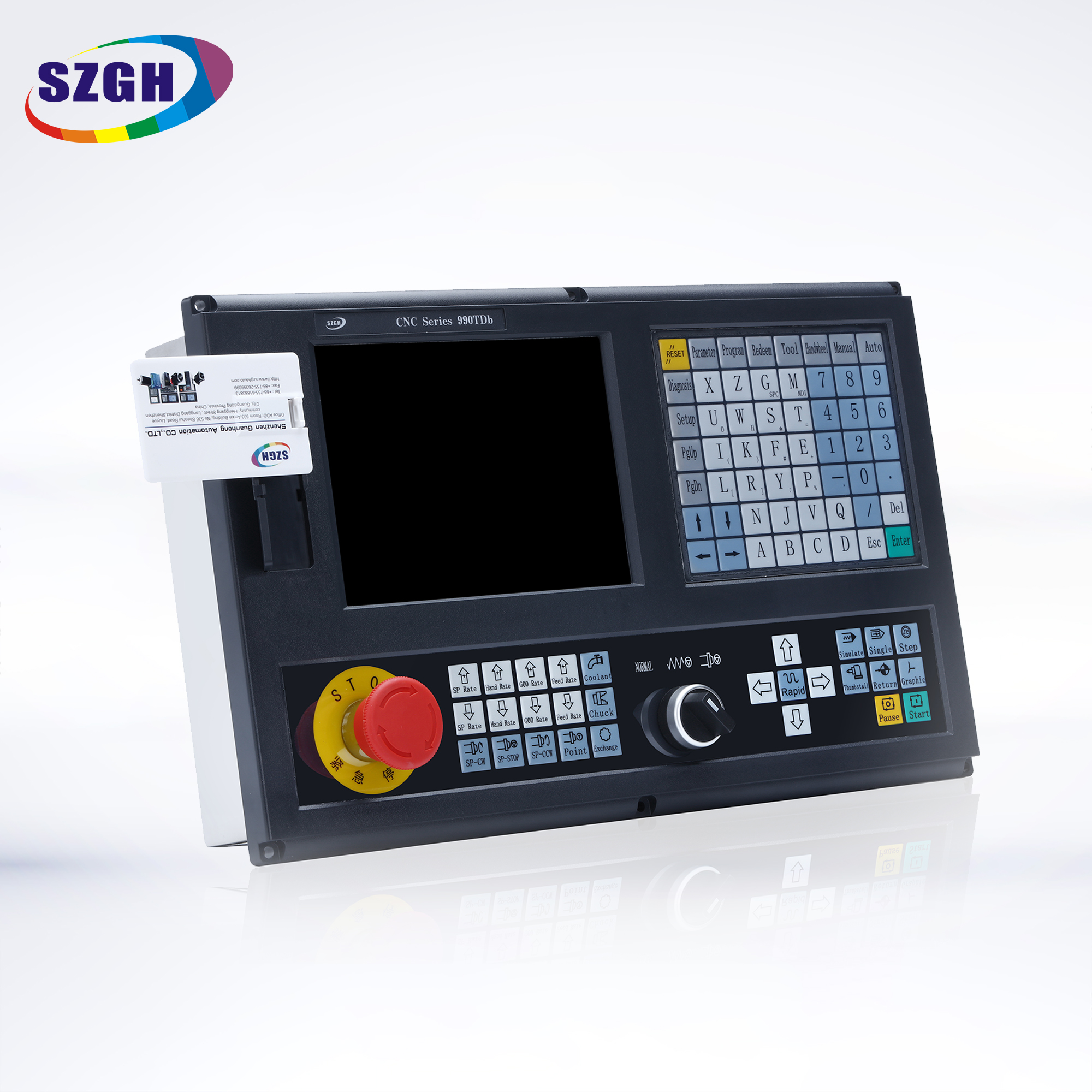SZGH 990TDb ekonomicna CNC upravljacka jedinica - kontroler - za strugove – 2 do 6 osa